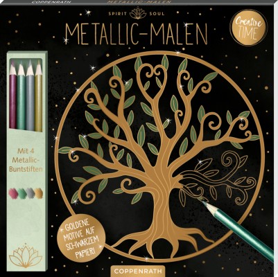 Malblock creative time Metallic Malen