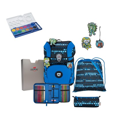 DerDieDas Ergoflex Tiny Blue Robot Set 5 tlg