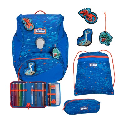 Scout Alpha Blue Dino Set 4 teilig