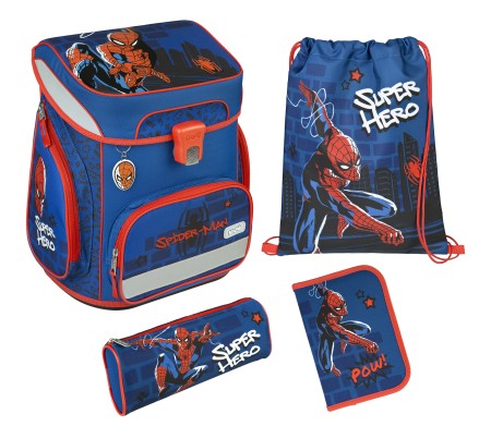 Scooli Schulranzen EasyFit Spider Man5tlg.