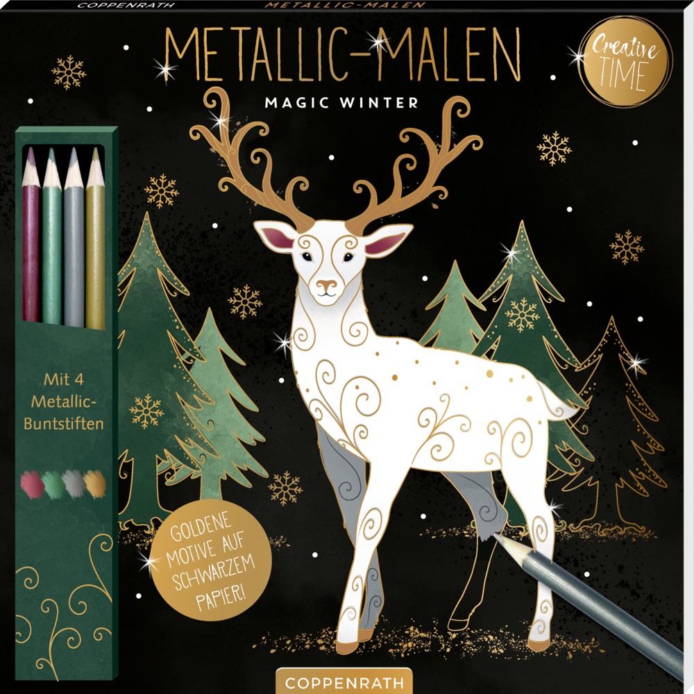 Malblock creative time Metallic Malen Magic Winter