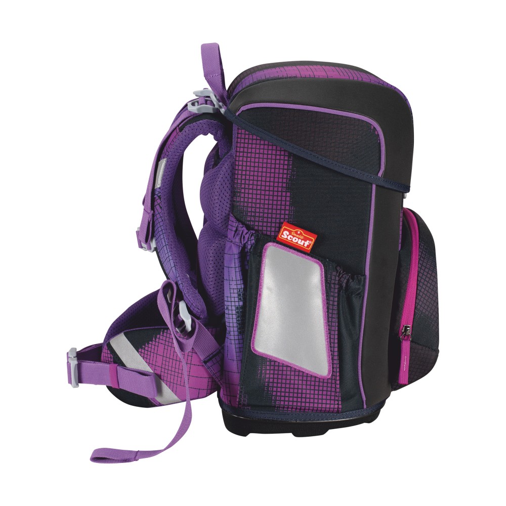 Set 5tlg. Exklusivkollektion 2024 Schulranzen Scout Pink Schulranzen Neo kaufen im aus Shop | günstig Pixel der Online Scout
