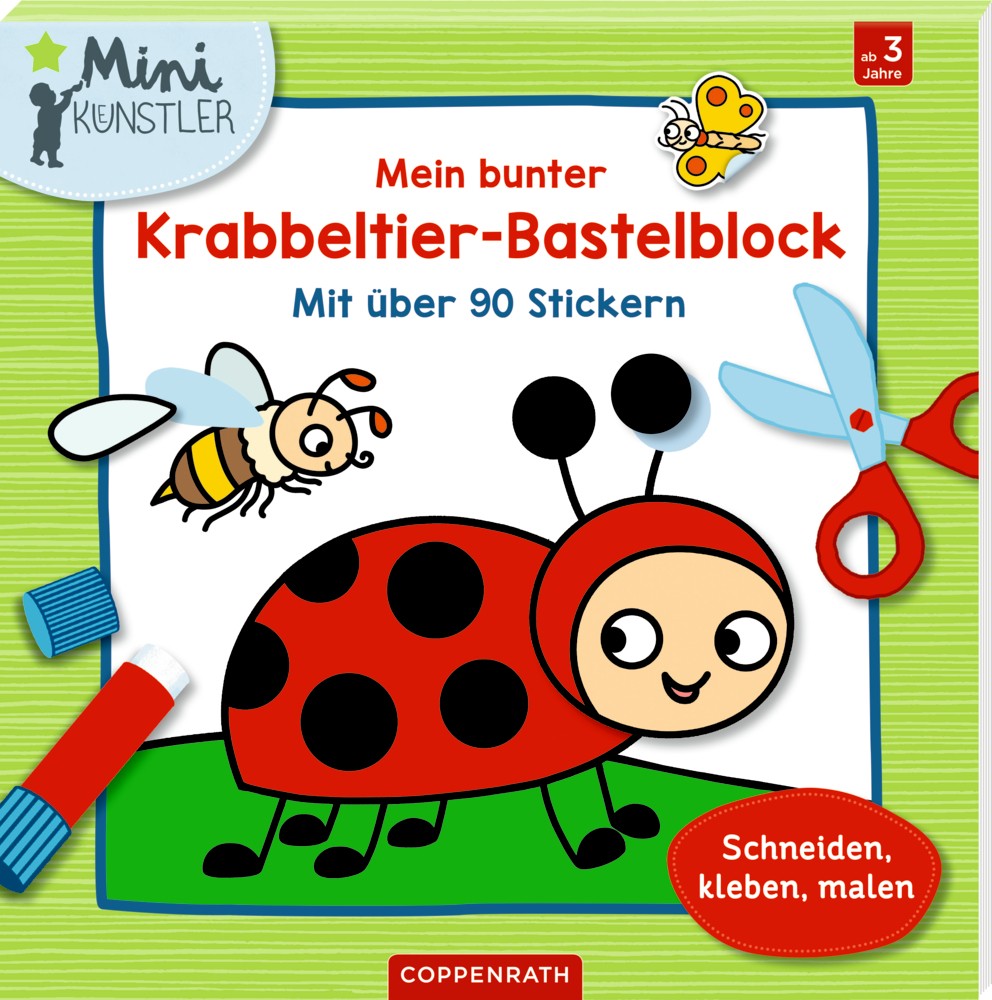 Krabbeltier Bastelblock