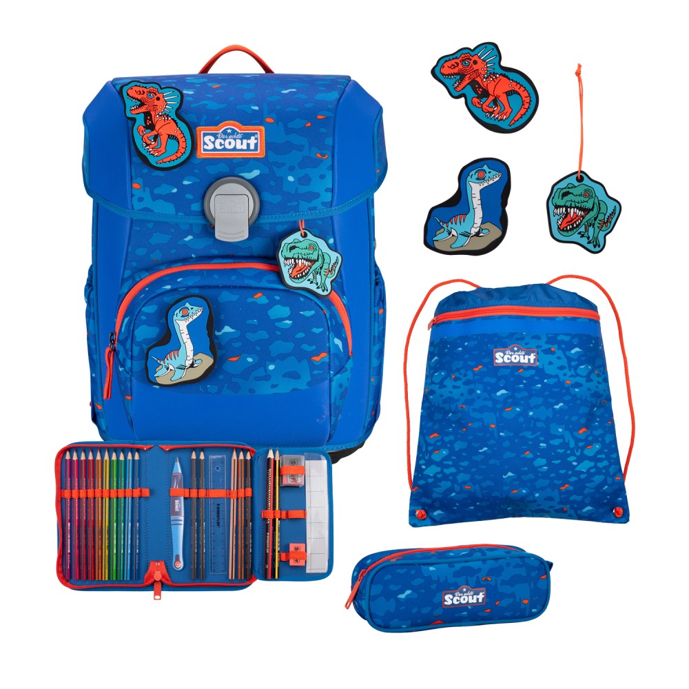 Scout Neo Blue Dino Set 4 teilig