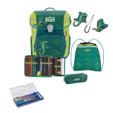 Scout Neo Superflash Extreme Lizard Schulranzen Set 4tlg. + gratis Farbkasten